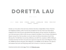 Tablet Screenshot of dorettalau.com